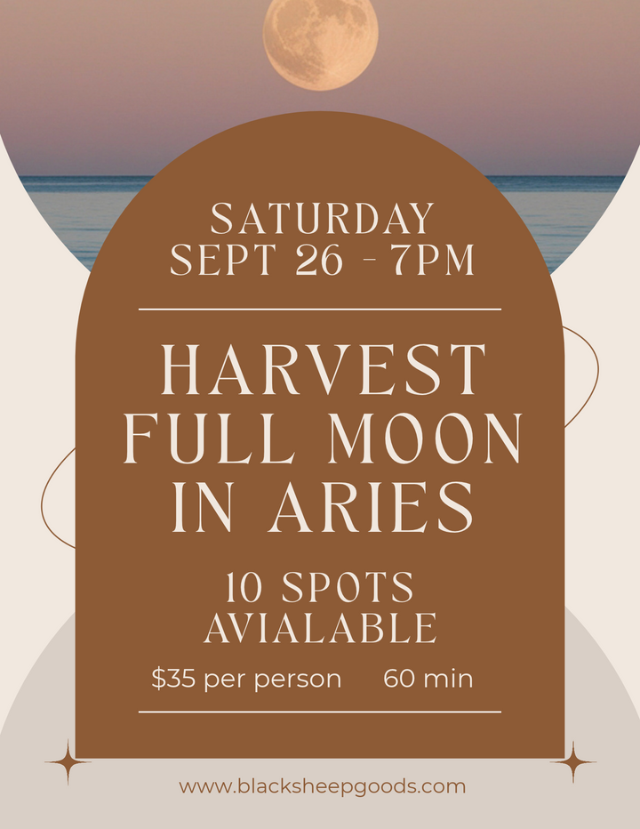 Astro Harvest Full Moon Sound Bath - Saturday, Sept 26 7-8pm