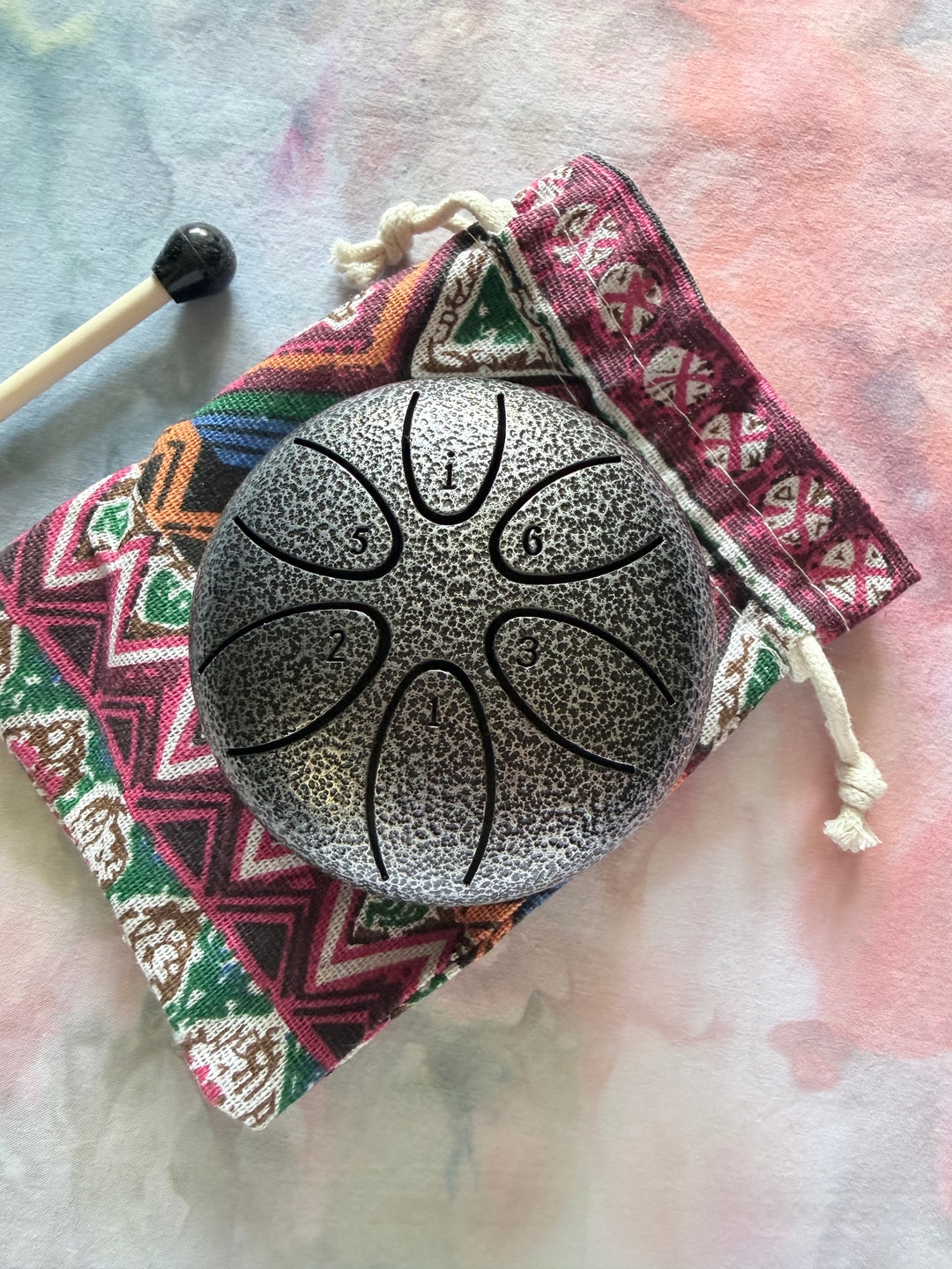 Steel Hand Drum - 6 Note 3"