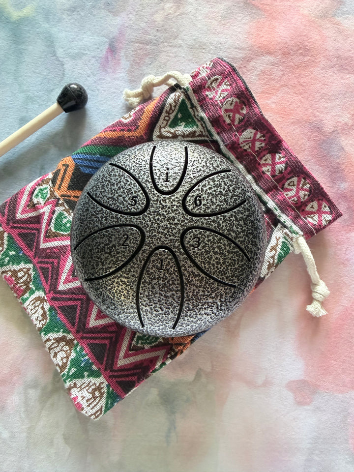 Steel Hand Drum - 6 Note 3"
