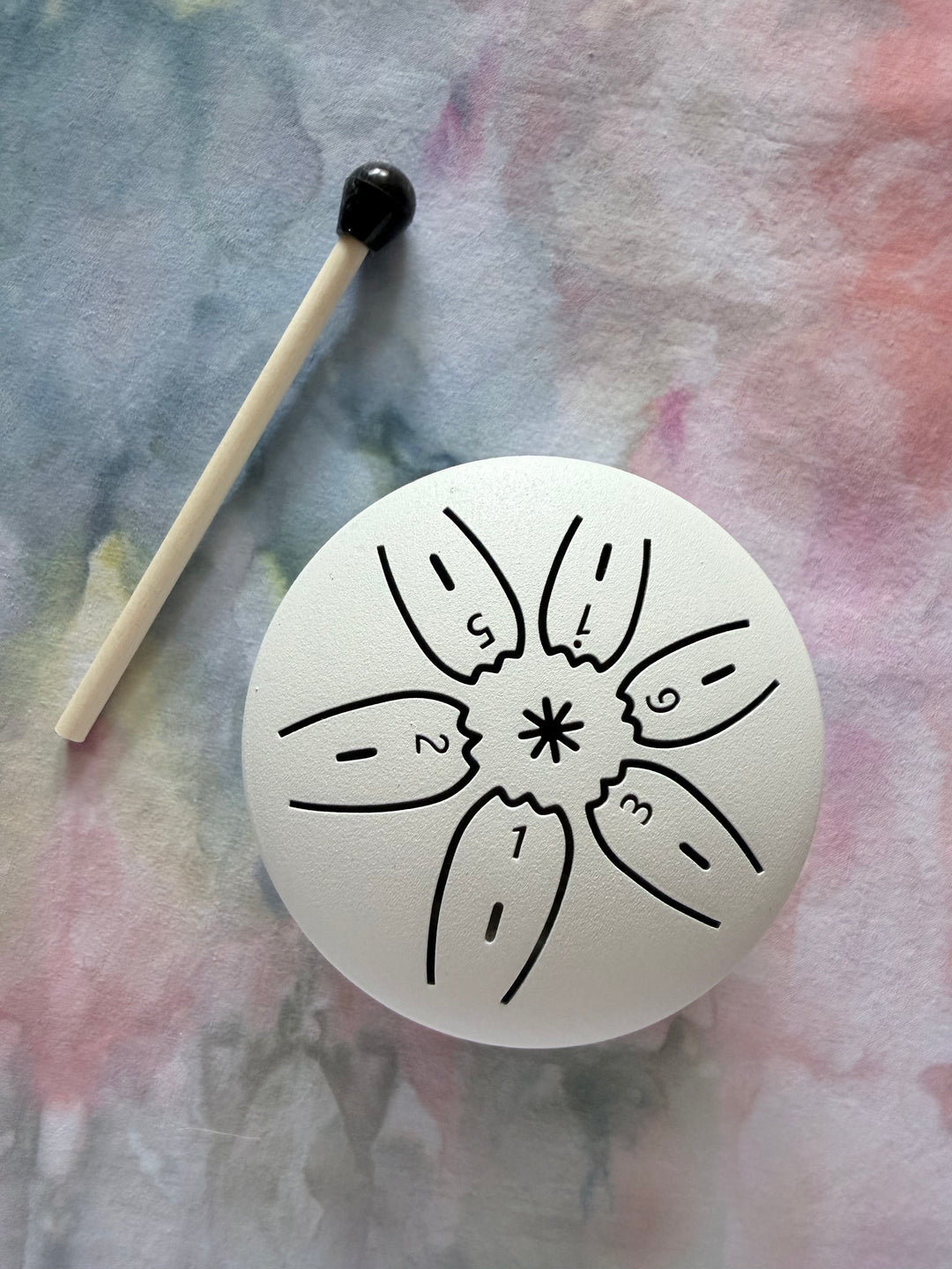 Steel Hand Drum - 6 Note 3"