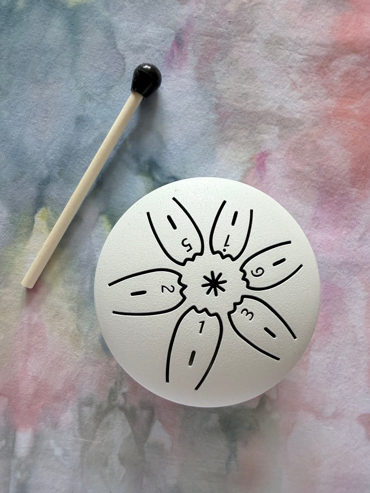 Steel Hand Drum - 6 Note 3"