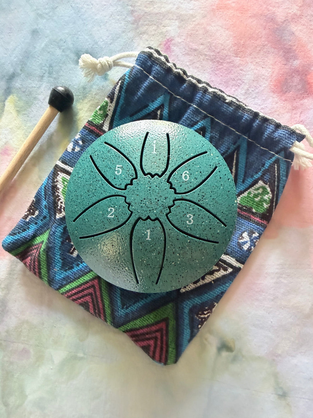 Steel Hand Drum - 6 Note 3"
