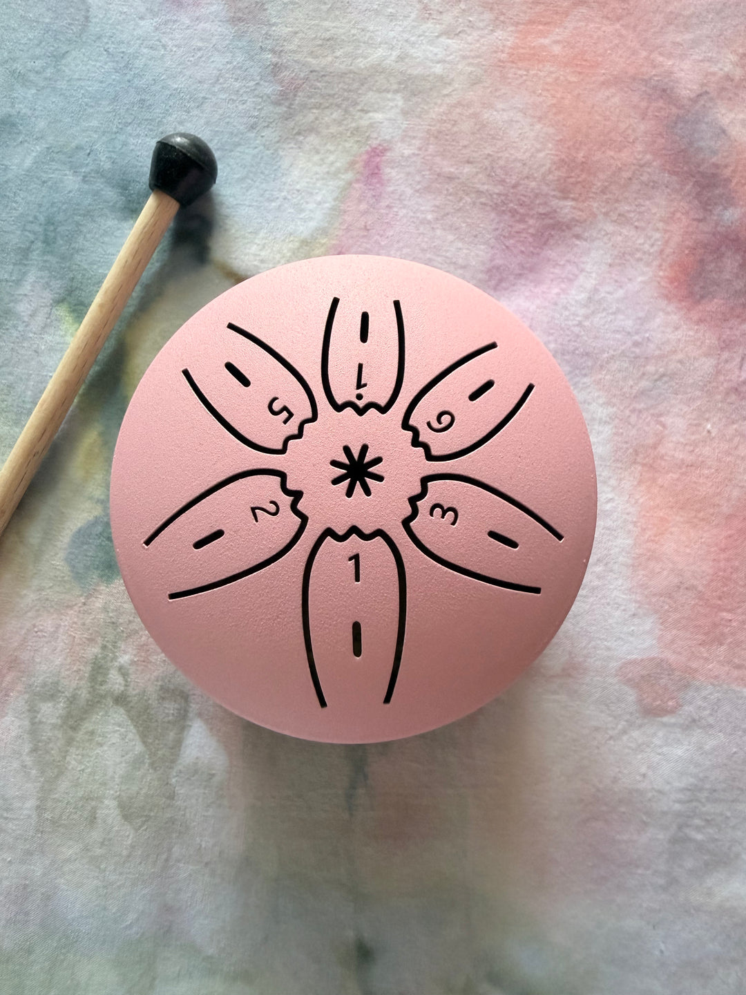 Steel Hand Drum - 6 Note 3"