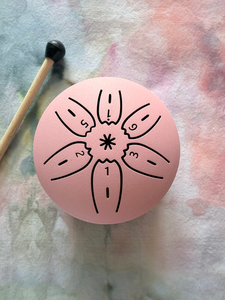Steel Hand Drum - 6 Note 3"