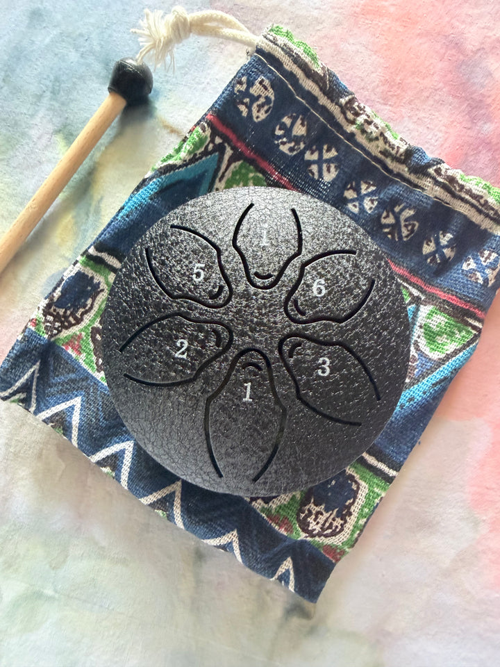 Steel Hand Drum - 6 Note 3"