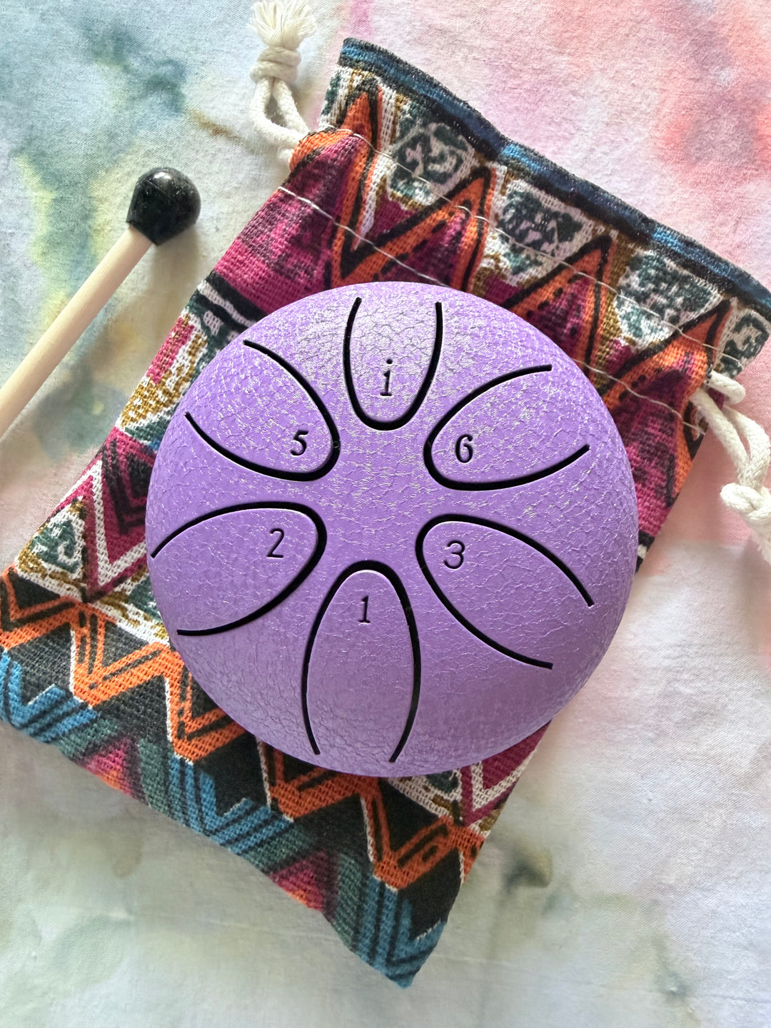 Steel Hand Drum - 6 Note 3"