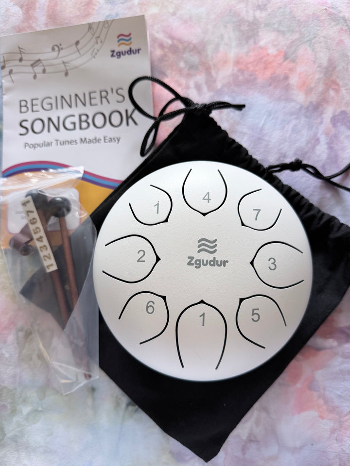 Steel Tongue Drum - 8 & 11 Tone 6"
