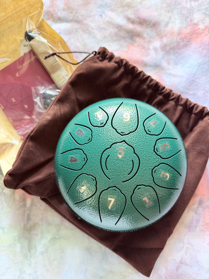 Steel Tongue Drum - 8 & 11 Tone 6"