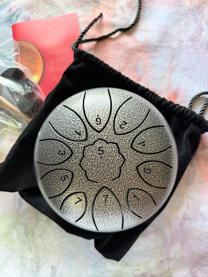 Steel Tongue Drum - 8 & 11 Tone 6"
