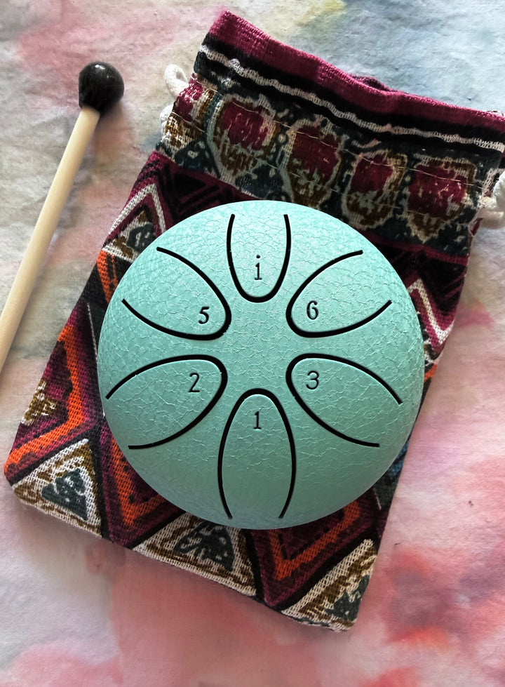 Steel Hand Drum - 6 Note 3"