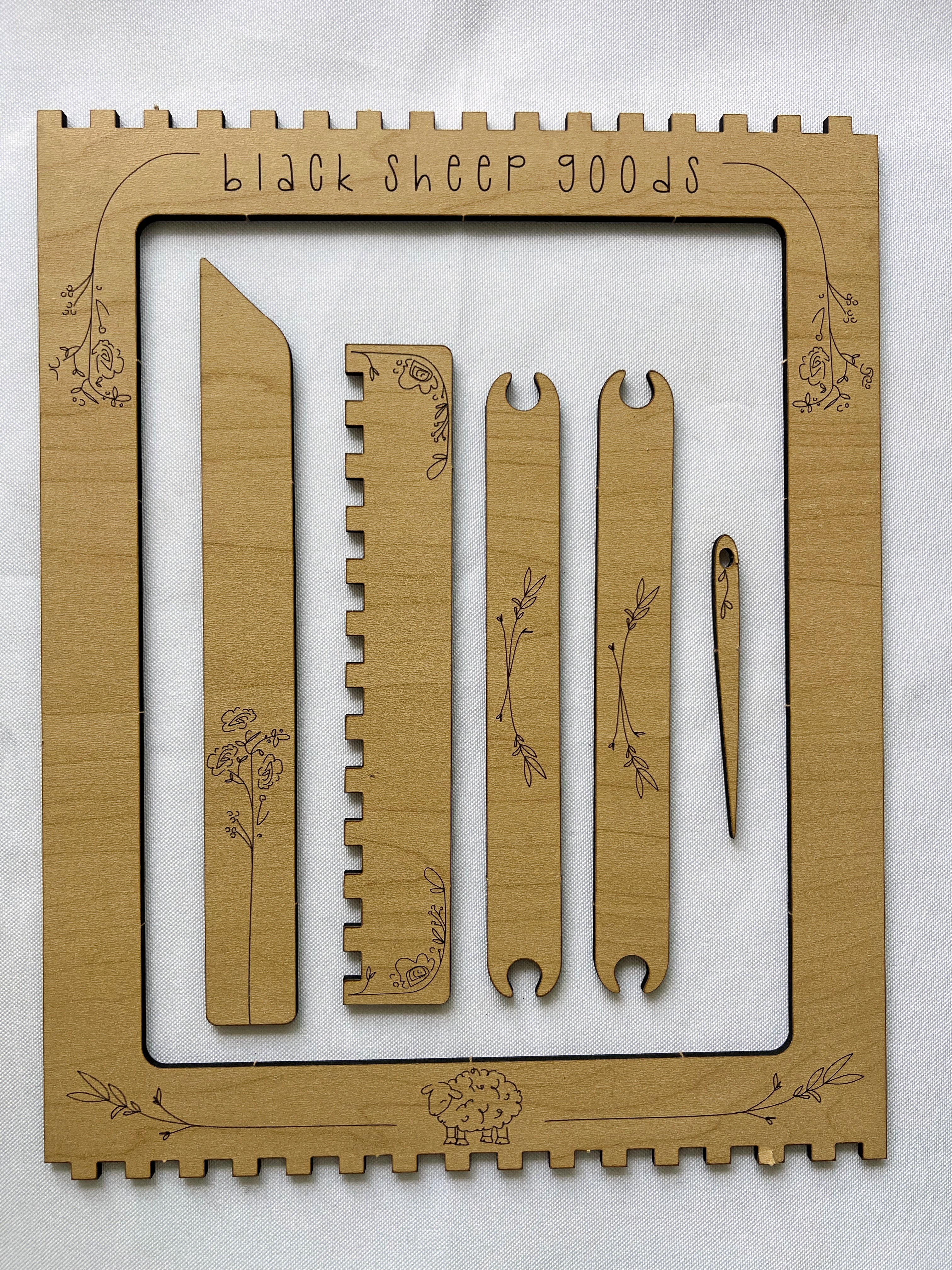 DIY Beginners Tapestry Weaving Kit – Black Sheep Goods