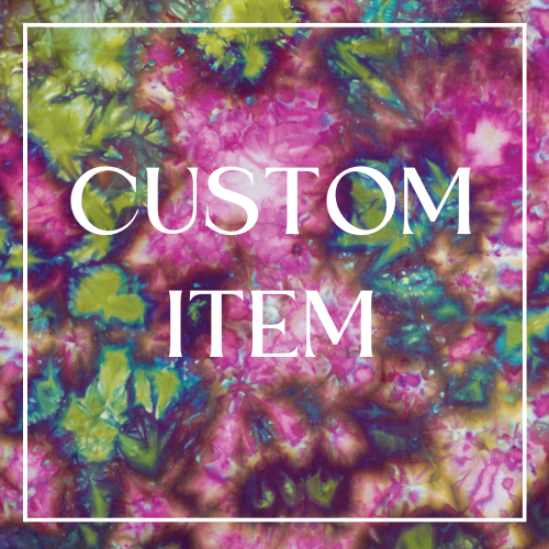Custom Ice Dyeing