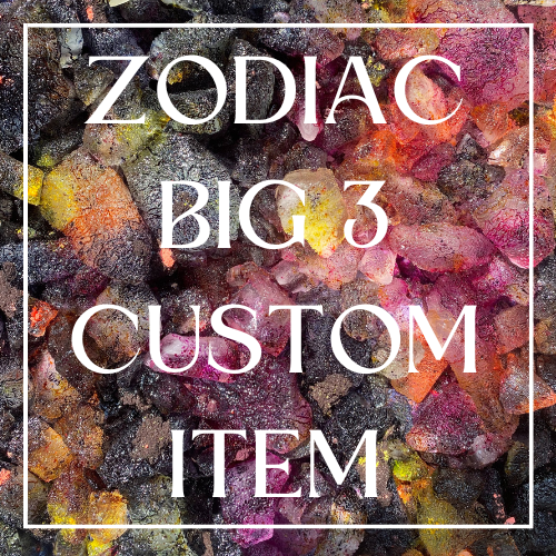 Custom Zodiac Sign Ice Dyed Items
